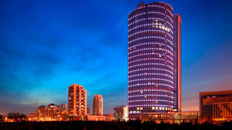 Sheraton Jinzhou Hotel Exterior. Images powered by <a href="https://www.leonardoworldwide.com" target="_blank" rel="noopener">Leonardo</a>.