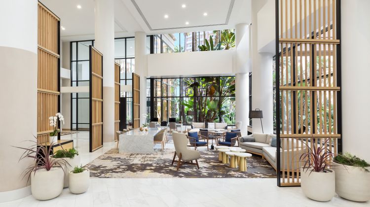 The Westin Long Beach Lobby