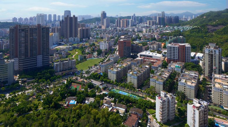<b>Zhuhai Marriott Hotel Exterior</b>. Images powered by <a href="https://www.leonardoworldwide.com/" title="Leonardo Worldwide" target="_blank">Leonardo</a>.
