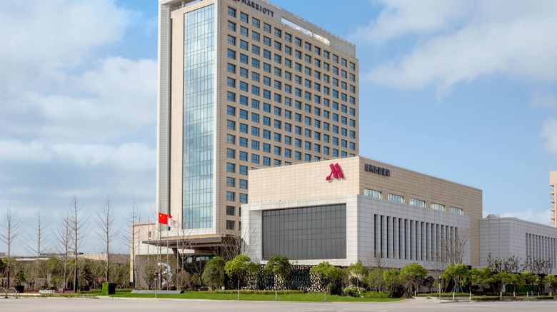 Shanghai Marriott Hotel Kangqiao Exterior. Images powered by <a href="https://www.leonardoworldwide.com" target="_blank" rel="noopener">Leonardo</a>.