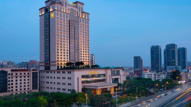 Sheraton Dongguan Hotel Exterior. Images powered by <a href="https://www.leonardoworldwide.com" target="_blank" rel="noopener">Leonardo</a>.