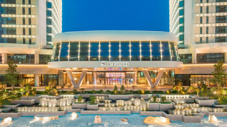 <b>Sheraton Qingdao West Coast Exterior</b>. Images powered by <a href="https://www.leonardoworldwide.com/" title="Leonardo Worldwide" target="_blank">Leonardo</a>.