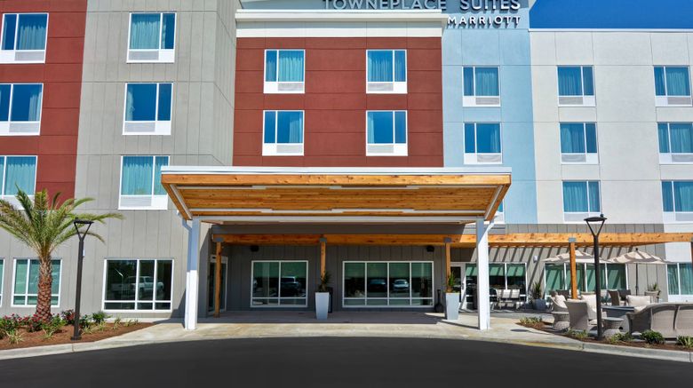 TownePlace Suites Pier Park Exterior. Images powered by <a href="https://www.leonardoworldwide.com" target="_blank" rel="noopener">Leonardo</a>.