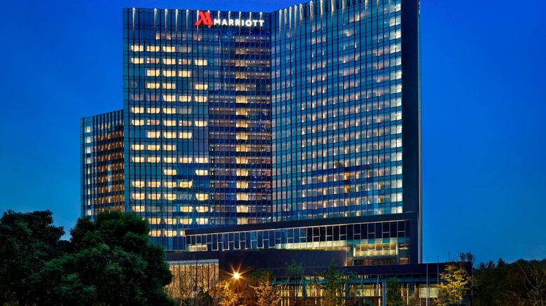 <b>Hangzhou Marriott Hotel Qianjiang Exterior</b>. Images powered by <a href="https://www.leonardoworldwide.com/" title="Leonardo Worldwide" target="_blank">Leonardo</a>.