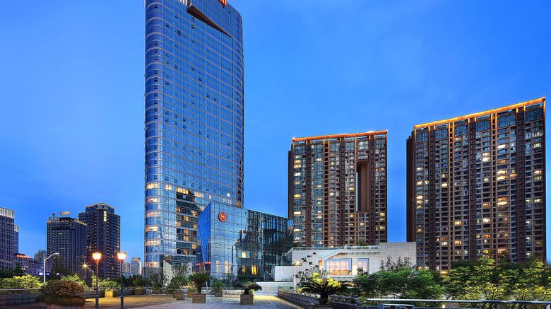 Sheraton Grand Hangzhou Binjiang Hotel Exterior. Images powered by <a href="https://www.leonardoworldwide.com" target="_blank" rel="noopener">Leonardo</a>.