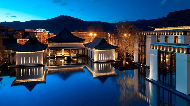 The St. Regis Lhasa Resort Exterior. Images powered by <a href="https://www.leonardoworldwide.com" target="_blank" rel="noopener">Leonardo</a>.