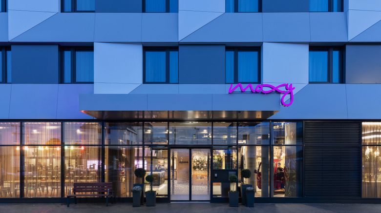 <b>Moxy Vienna City East Exterior</b>. Images powered by <a href="https://www.leonardoworldwide.com/" title="Leonardo Worldwide" target="_blank">Leonardo</a>.