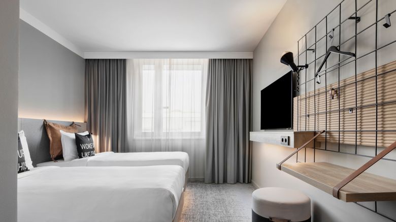 <b>Moxy Vienna City East Room</b>. Images powered by <a href="https://www.leonardoworldwide.com/" title="Leonardo Worldwide" target="_blank">Leonardo</a>.