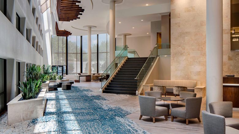 San Antonio Marriott Northwest Lobby. Images powered by <a href="https://www.leonardoworldwide.com" target="_blank" rel="noopener">Leonardo</a>.