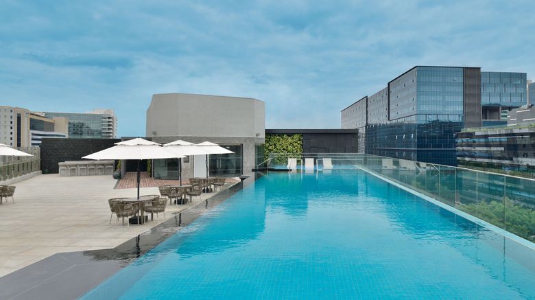 <b>The Westin Hyderabad Hitec City Pool</b>. Images powered by <a href="https://www.leonardoworldwide.com/" title="Leonardo Worldwide" target="_blank">Leonardo</a>.