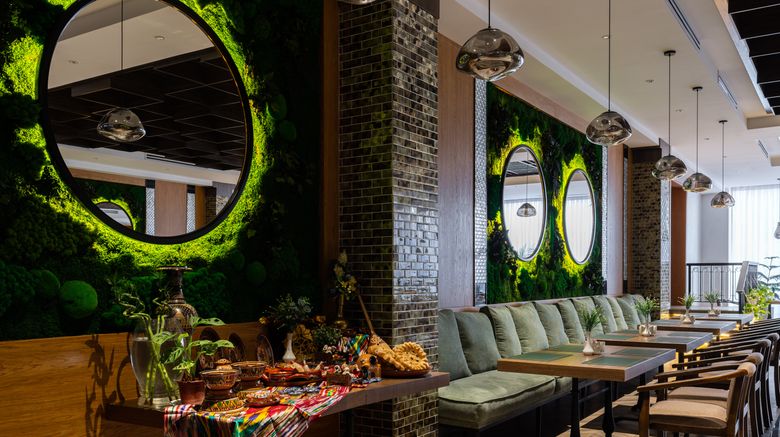 <b>TOP Shamsan Airport Hotel Tashkent Restaurant</b>. Images powered by <a href="https://www.leonardoworldwide.com/" title="Leonardo Worldwide" target="_blank">Leonardo</a>.