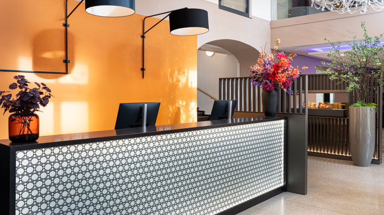 <b>Leonardo Boutique Hotel Linz City Centre Lobby</b>. Images powered by <a href="https://www.leonardoworldwide.com/" title="Leonardo Worldwide" target="_blank">Leonardo</a>.