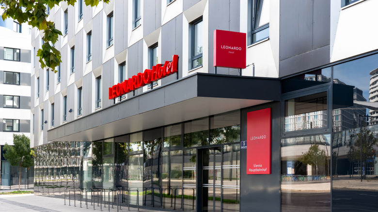 Leonardo Hotel Vienna Hauptbahnhof Exterior. Images powered by <a href="https://www.leonardoworldwide.com" target="_blank" rel="noopener">Leonardo</a>.