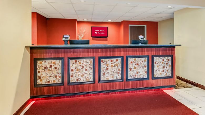 <b>Red Roof Inn Springfield, OH Lobby</b>. Images powered by <a href="https://www.leonardoworldwide.com/" title="Leonardo Worldwide" target="_blank">Leonardo</a>.