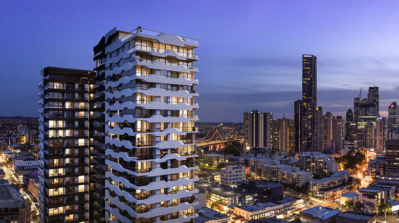 <b>Fortitude Valley Apartments by CLLIX Exterior</b>. Images powered by <a href="https://www.leonardoworldwide.com/" title="Leonardo Worldwide" target="_blank">Leonardo</a>.