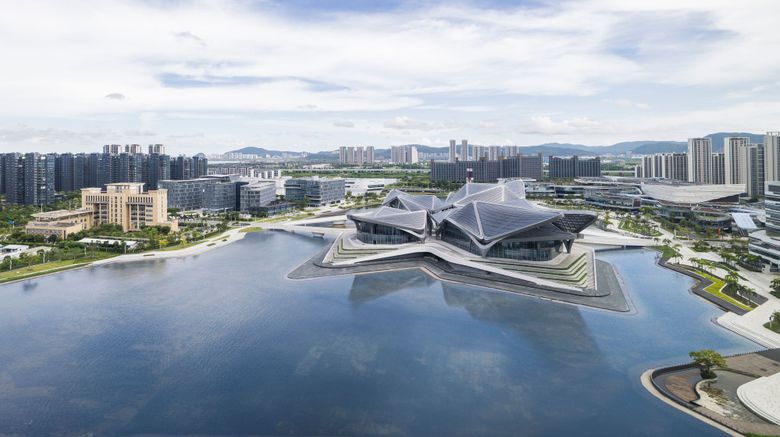 <b>Zhuhai Marriott Hotel Jinwan Exterior</b>. Images powered by <a href="https://www.leonardoworldwide.com/" title="Leonardo Worldwide" target="_blank">Leonardo</a>.