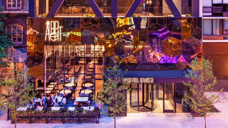<b>Hotel EMC2, Autograph Collection Exterior</b>. Images powered by <a href="https://www.leonardoworldwide.com/" title="Leonardo Worldwide" target="_blank">Leonardo</a>.