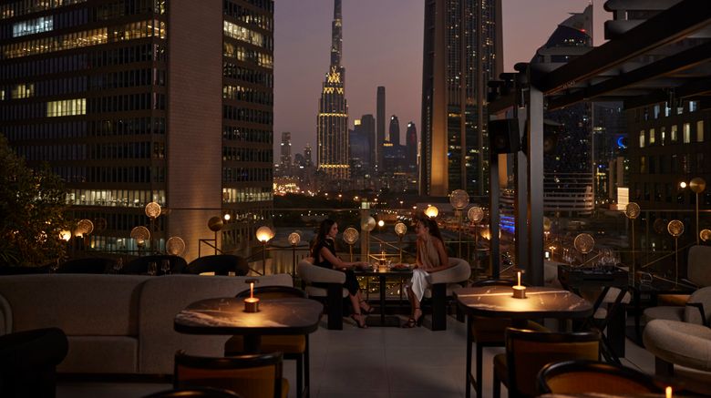 <b>Four Seasons Hotel DIFC Restaurant</b>. Images powered by <a href=https://www.travelagewest.com/Hotels/Dubai/