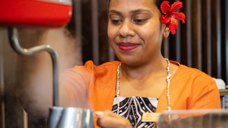 <b>Holiday Inn Suva Restaurant</b>. Images powered by <a href="https://www.leonardoworldwide.com/" title="Leonardo Worldwide" target="_blank">Leonardo</a>.