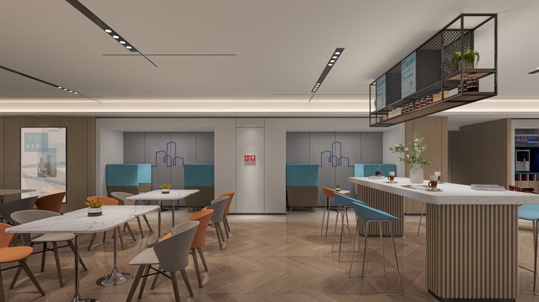 <b>Holiday Inn Exp Development Zo Restaurant</b>. Images powered by <a href="https://www.leonardoworldwide.com/" title="Leonardo Worldwide" target="_blank">Leonardo</a>.