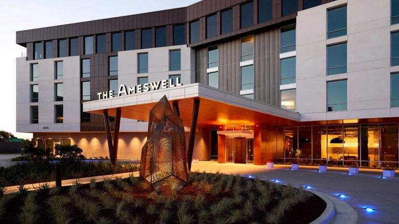 The Ameswell Hotel Exterior. Images powered by <a href="https://www.leonardoworldwide.com" target="_blank" rel="noopener">Leonardo</a>.