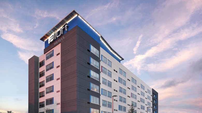 Aloft Orlando International Drive Exterior. Images powered by <a href="https://www.leonardoworldwide.com" target="_blank" rel="noopener">Leonardo</a>.