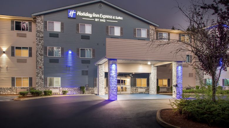 <b>Holiday Inn Express and Suites Tumwater Exterior</b>. Images powered by <a href="https://www.leonardoworldwide.com/" title="Leonardo Worldwide" target="_blank">Leonardo</a>.