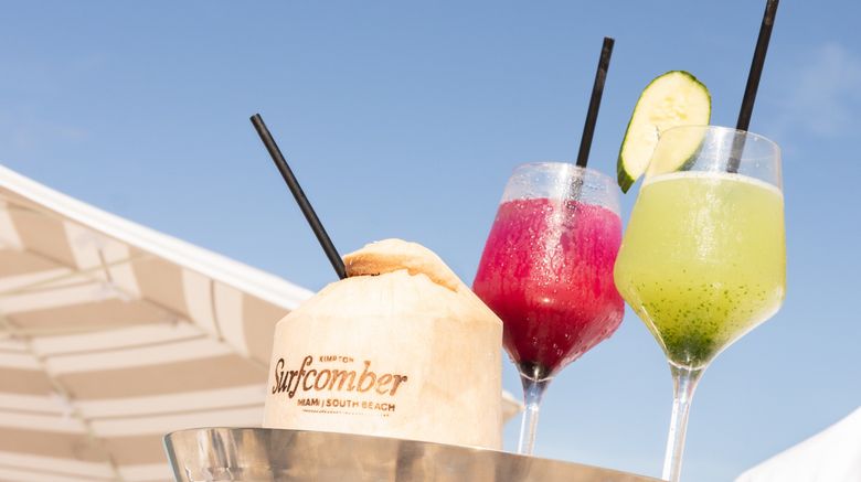 <b>Kimpton Surfcomber Hotel Beach</b>. Images powered by <a href="https://www.leonardoworldwide.com/" title="Leonardo Worldwide" target="_blank">Leonardo</a>.