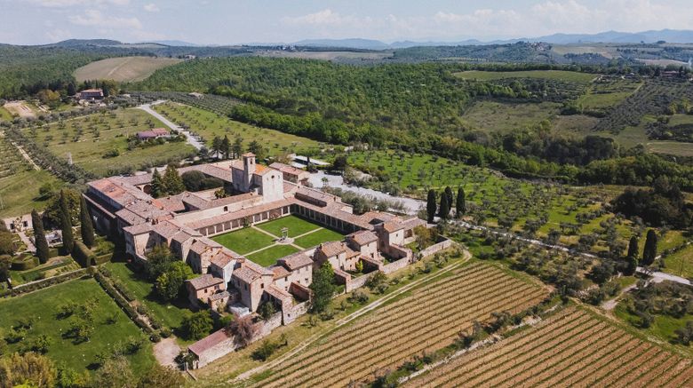 <b>La Certosa di Pontignano Exterior</b>. Images powered by <a href="https://www.leonardoworldwide.com/" title="Leonardo Worldwide" target="_blank">Leonardo</a>.