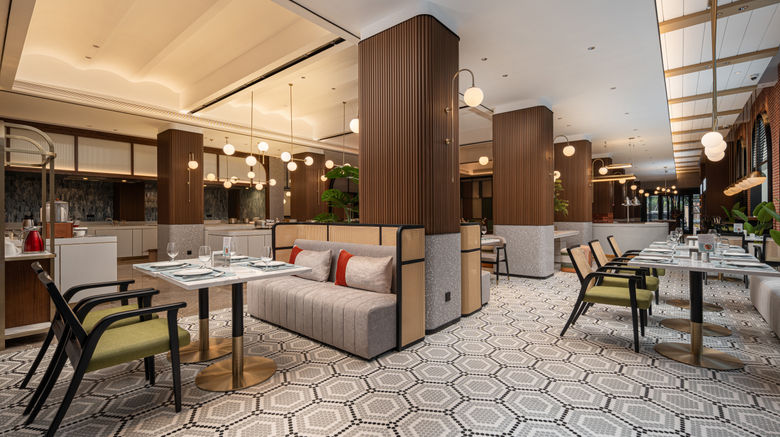 <b>Hilton Garden Inn Shanghai Caoyang Restaurant</b>. Images powered by <a href="https://www.leonardoworldwide.com/" title="Leonardo Worldwide" target="_blank">Leonardo</a>.