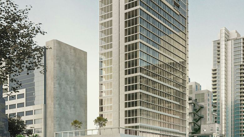<b>Le Meridien San Diego Downtown Exterior</b>. Images powered by <a href="https://www.leonardoworldwide.com/" title="Leonardo Worldwide" target="_blank">Leonardo</a>.