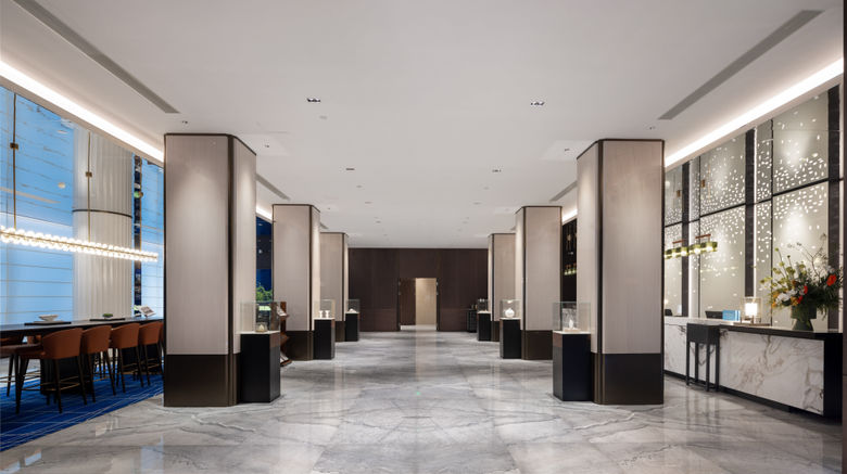 <b>Hampton by Hilton Fuzhou Wusi Road Lobby</b>. Images powered by <a href="https://www.leonardoworldwide.com/" title="Leonardo Worldwide" target="_blank">Leonardo</a>.