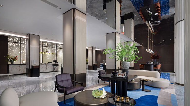 <b>Hampton by Hilton Fuzhou Wusi Road Lobby</b>. Images powered by <a href="https://www.leonardoworldwide.com/" title="Leonardo Worldwide" target="_blank">Leonardo</a>.