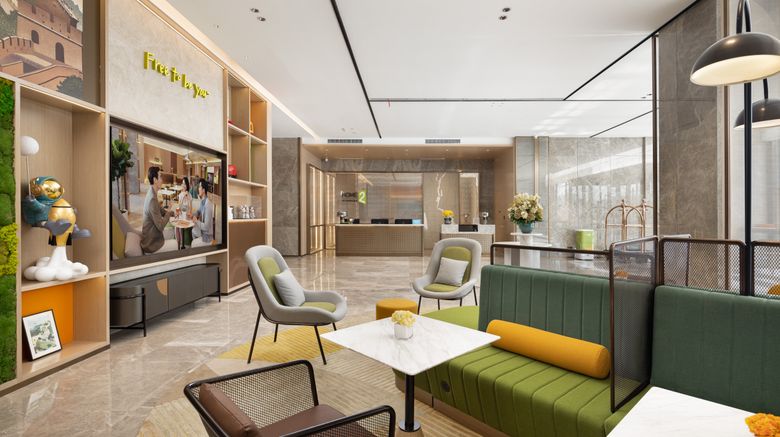 <b>Home2 Suites by Hilton Beijing Shunyi Lobby</b>. Images powered by <a href="https://www.leonardoworldwide.com/" title="Leonardo Worldwide" target="_blank">Leonardo</a>.