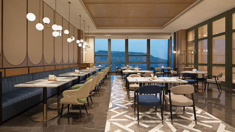 <b>Hilton Garden Inn Bazhong Restaurant</b>. Images powered by <a href="https://www.leonardoworldwide.com/" title="Leonardo Worldwide" target="_blank">Leonardo</a>.