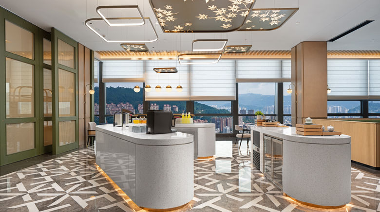 <b>Hilton Garden Inn Bazhong Restaurant</b>. Images powered by <a href="https://www.leonardoworldwide.com/" title="Leonardo Worldwide" target="_blank">Leonardo</a>.