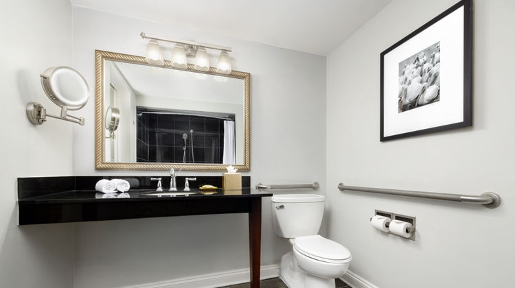 The Riverfront Hotel Room