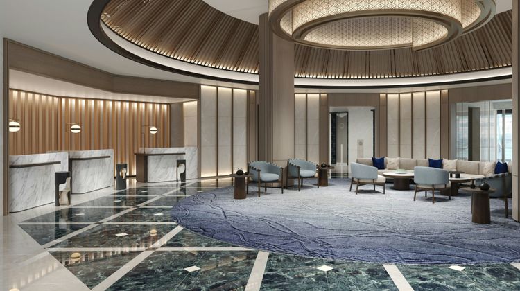 Kobe Marriott Hotel Lobby