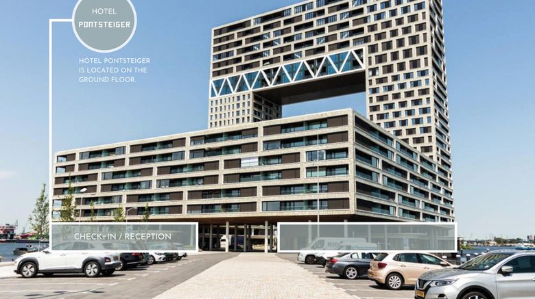<b>Hotel Pontsteiger Exterior</b>. Images powered by <a href="https://www.leonardoworldwide.com/" title="Leonardo Worldwide" target="_blank">Leonardo</a>.