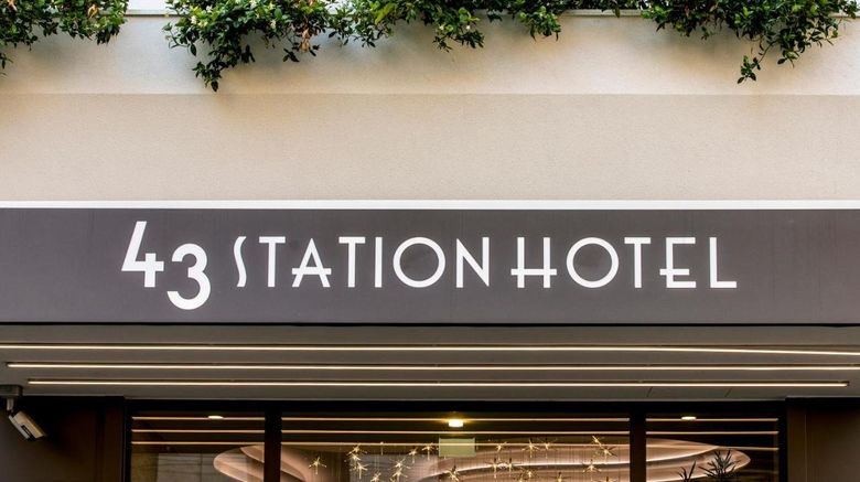 <b>43 Station Hotel Exterior</b>. Images powered by <a href="https://www.leonardoworldwide.com/" title="Leonardo Worldwide" target="_blank">Leonardo</a>.