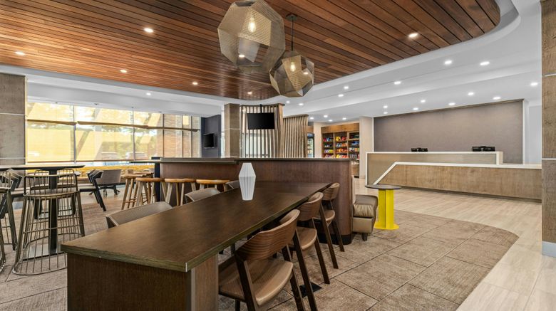 <b>SpringHill Suites by Marriott Lobby</b>. Images powered by <a href="https://www.leonardoworldwide.com/" title="Leonardo Worldwide" target="_blank">Leonardo</a>.