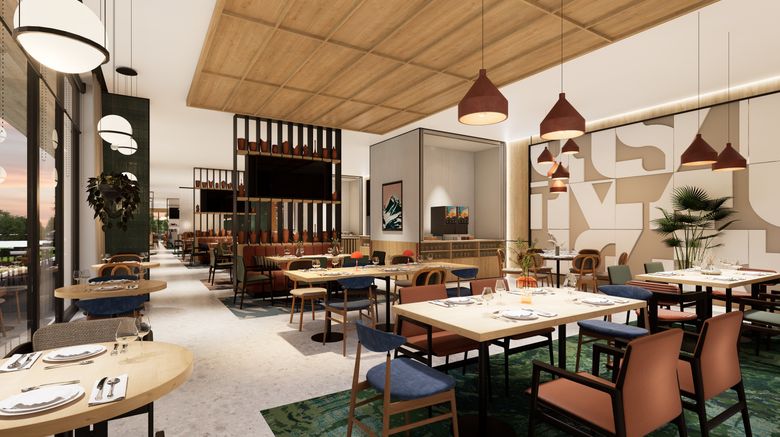 <b>Hilton Garden Inn Brasov Restaurant</b>. Images powered by <a href="https://www.leonardoworldwide.com/" title="Leonardo Worldwide" target="_blank">Leonardo</a>.