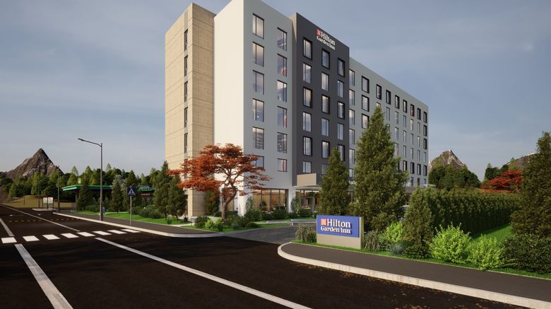 <b>Hilton Garden Inn Brasov Exterior</b>. Images powered by <a href="https://www.leonardoworldwide.com/" title="Leonardo Worldwide" target="_blank">Leonardo</a>.