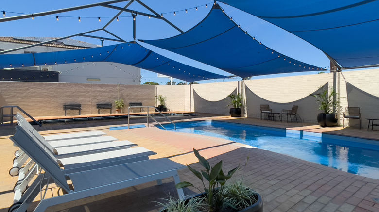 <b>Moree Phoenix Resort Pool</b>. Images powered by <a href="https://www.leonardoworldwide.com/" title="Leonardo Worldwide" target="_blank">Leonardo</a>.