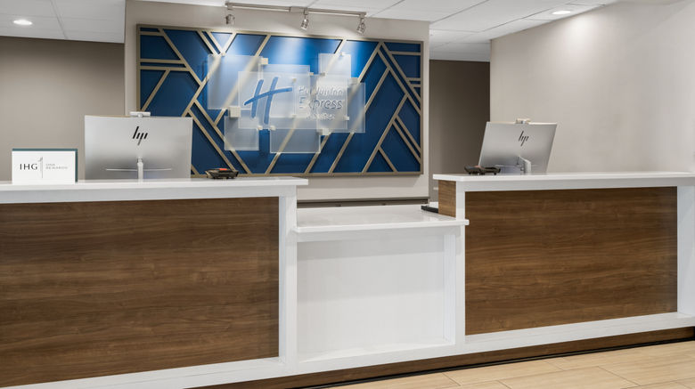 <b>Holiday Inn Express Hotel & Suites Exterior</b>. Images powered by <a href="https://www.leonardoworldwide.com/" title="Leonardo Worldwide" target="_blank">Leonardo</a>.