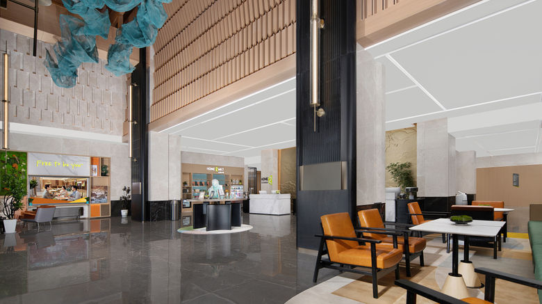 <b>Home2 Suites Chizhou Guniujiang Lobby</b>. Images powered by <a href="https://www.leonardoworldwide.com/" title="Leonardo Worldwide" target="_blank">Leonardo</a>.
