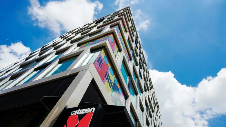 <b>citizenM Washington DC NoMa hotel Exterior</b>. Images powered by <a href="https://www.leonardoworldwide.com/" title="Leonardo Worldwide" target="_blank">Leonardo</a>.