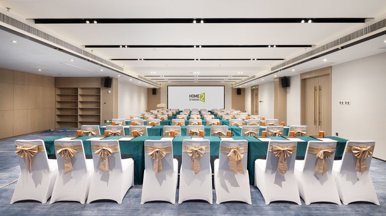 <b>Home2 Suites by Hilton Foshan Jiujiang Meeting</b>. Images powered by <a href="https://www.leonardoworldwide.com/" title="Leonardo Worldwide" target="_blank">Leonardo</a>.