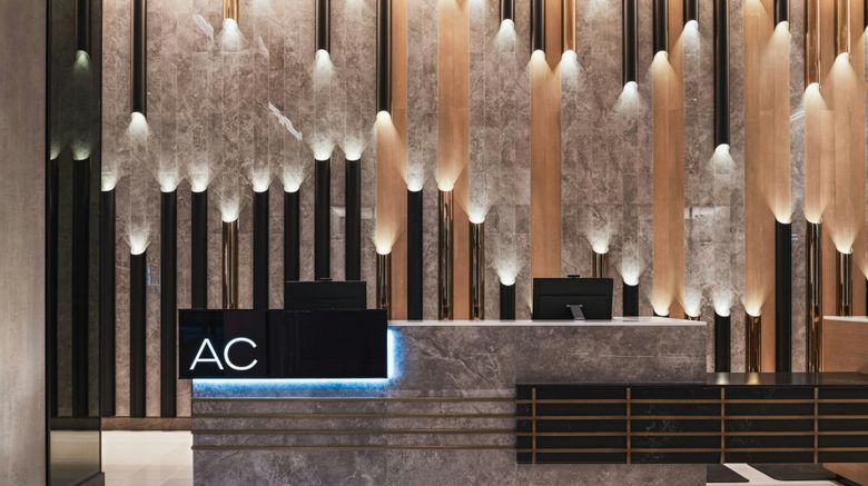 <b>AC Hotel Las Vegas Symphony Park Lobby</b>. Images powered by <a href="https://www.leonardoworldwide.com/" title="Leonardo Worldwide" target="_blank">Leonardo</a>.