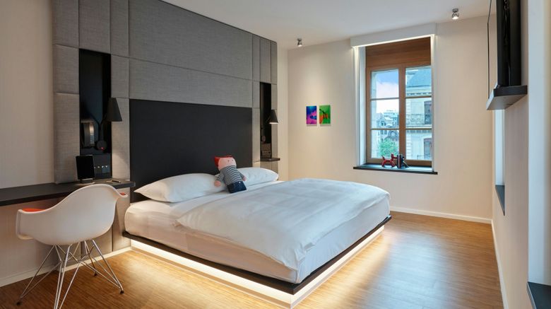 <b>citizenM Geneva Room</b>. Images powered by <a href="https://www.leonardoworldwide.com/" title="Leonardo Worldwide" target="_blank">Leonardo</a>.